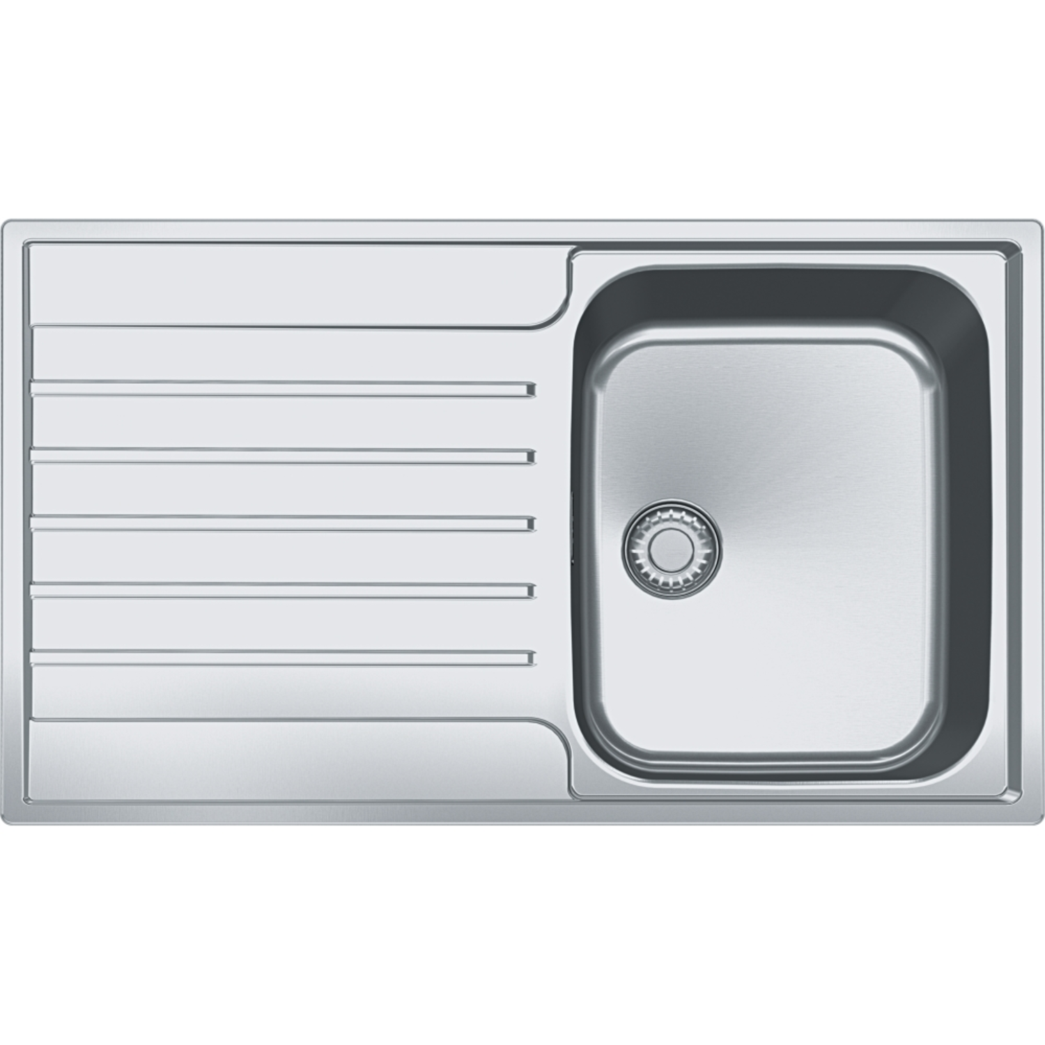 Argos - Vlakbouw- <(>&<)> SlimTopspoeltafel / 860 x 510 mm / 1 bak / Glad / Omkeerbaar