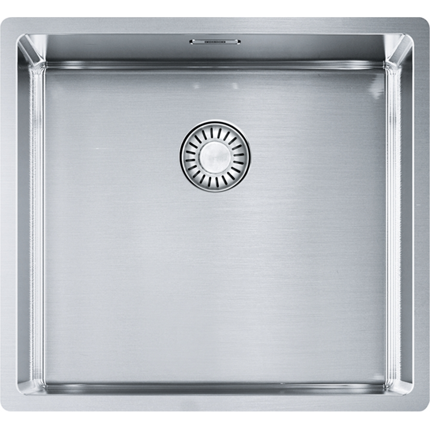 Box - Vlakbouw-, SlimTop- en onderbouwspoelbak / 490 x 450 mm / Glad