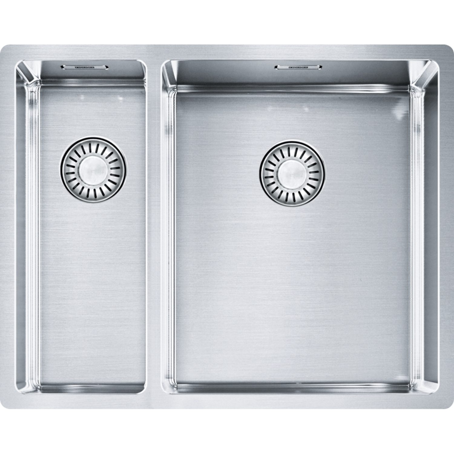 Box - Vlakbouw-, SlimTop- en onderbouwspoelbak / 560 x 450 mm / Glad