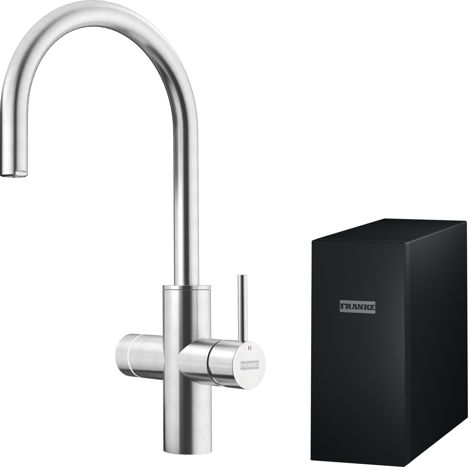 Mythos Water Hub 5 in 1 - Zwenkbare kraan / Zijhendel / RVS