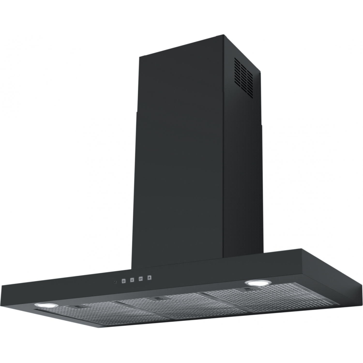 Format High - Wanddampkap / 900 mm / Zwart