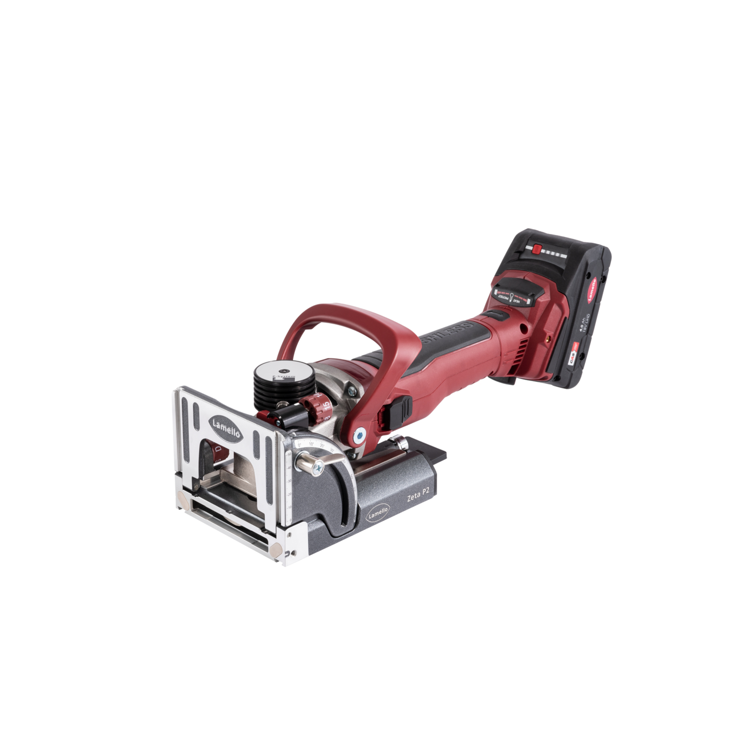 Lamello zeta p-2 met diamant frees 18v 4.0ah + systainer incl lader + 2 x 18v lihd batterij