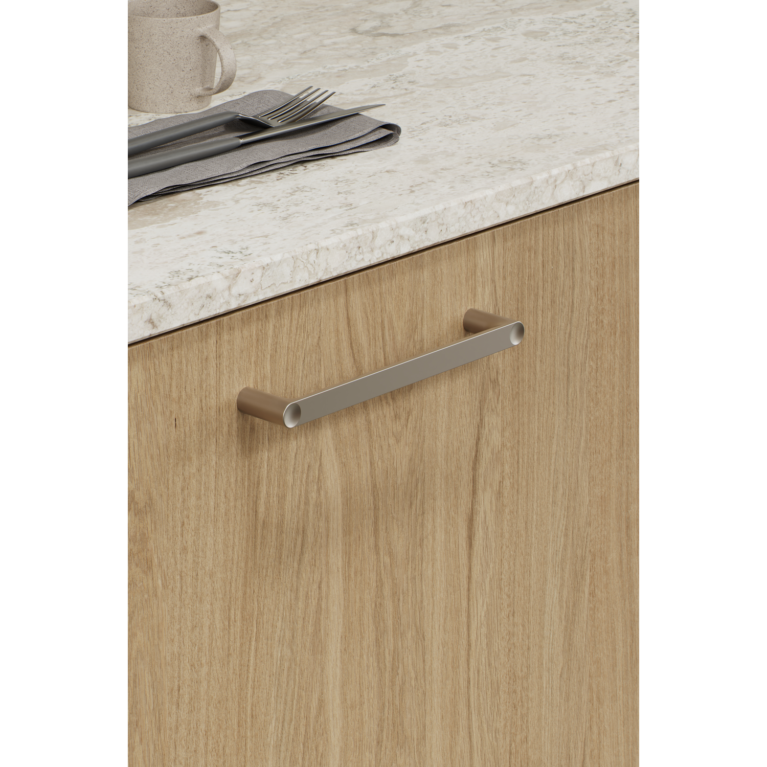 Greep punto ba160 l172 zamak mat nikkel