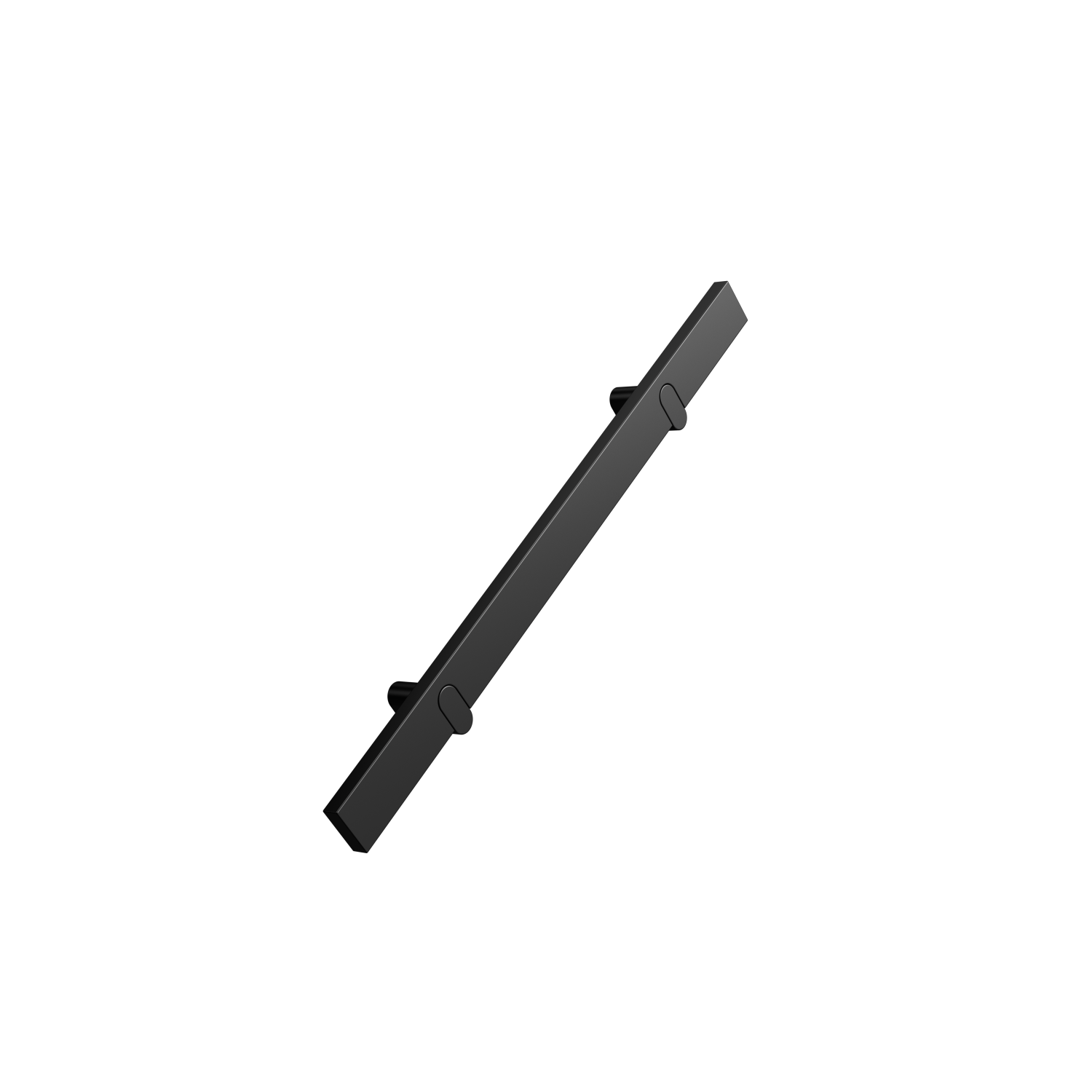 Greep REEV BA160 L280 Aluminium Mat zwart