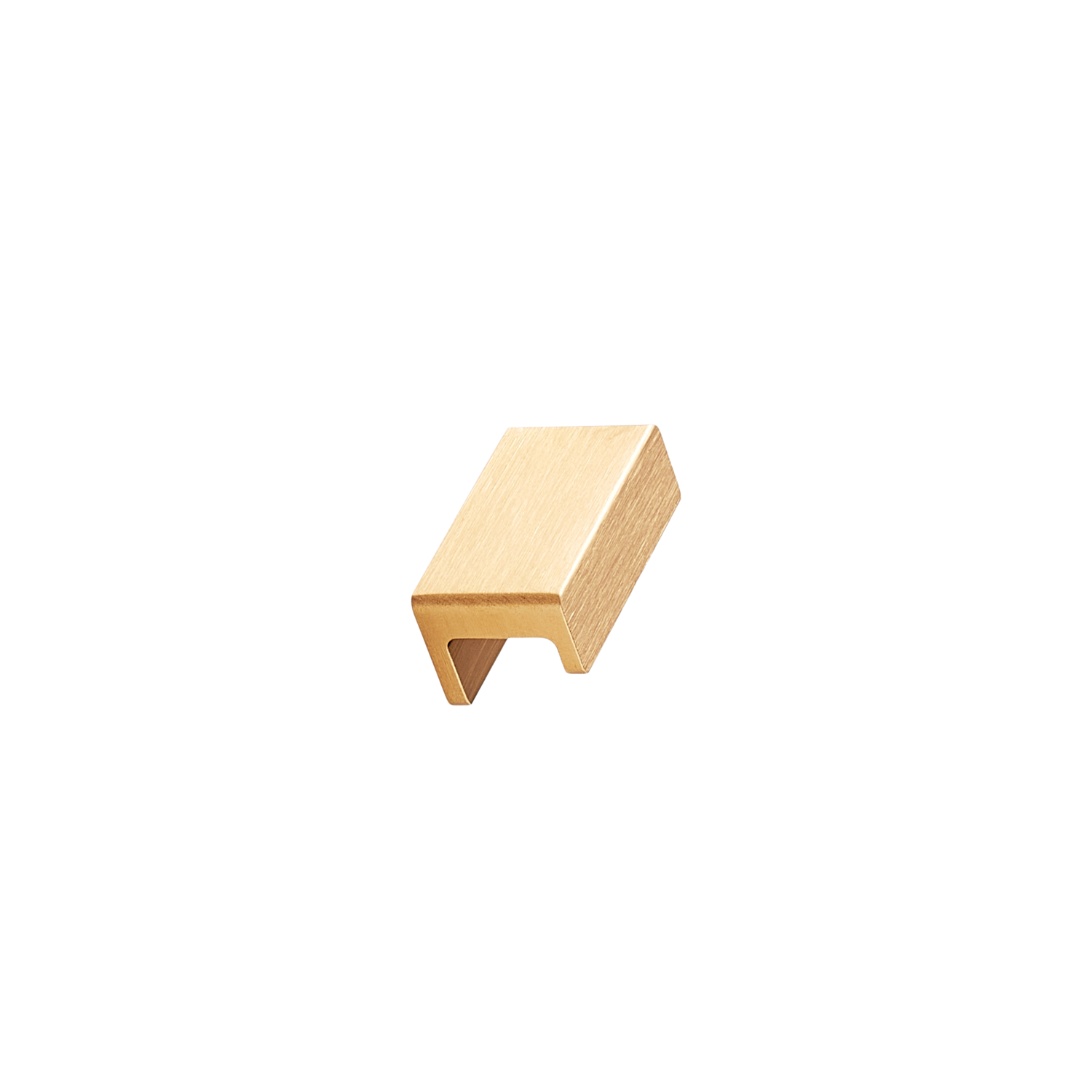 Knop station ba32 l44 alu geborsteld goud