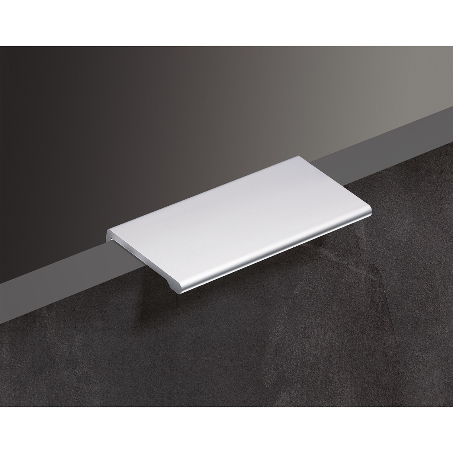 Greeplijst Ticinum, boorafstand 224, L 2000 mm, B 42 mm, H 25 mm, Aluminium geëloxeerd