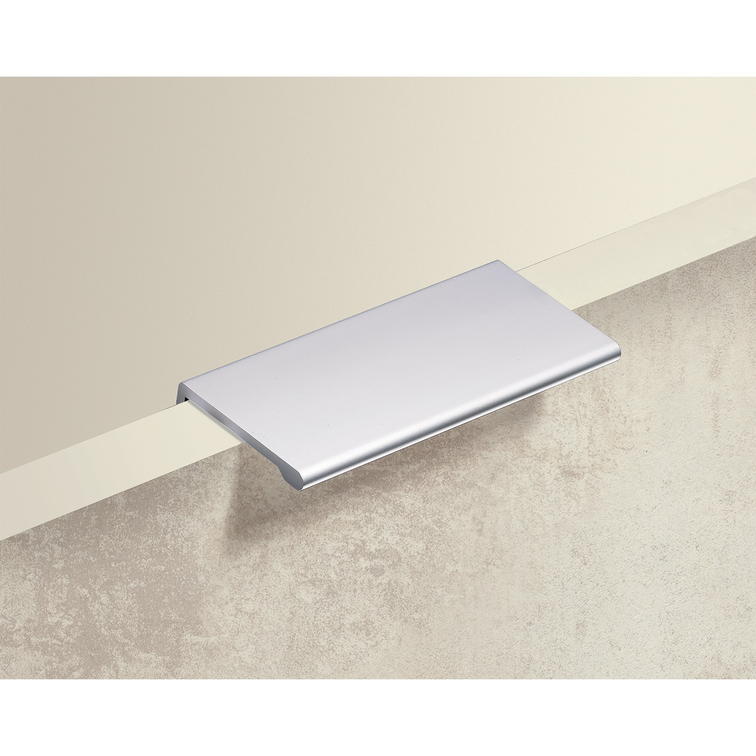 Greeplijst Ticinum, boorafstand 224, L 2000 mm, B 42 mm, H 25 mm, Aluminium geëloxeerd