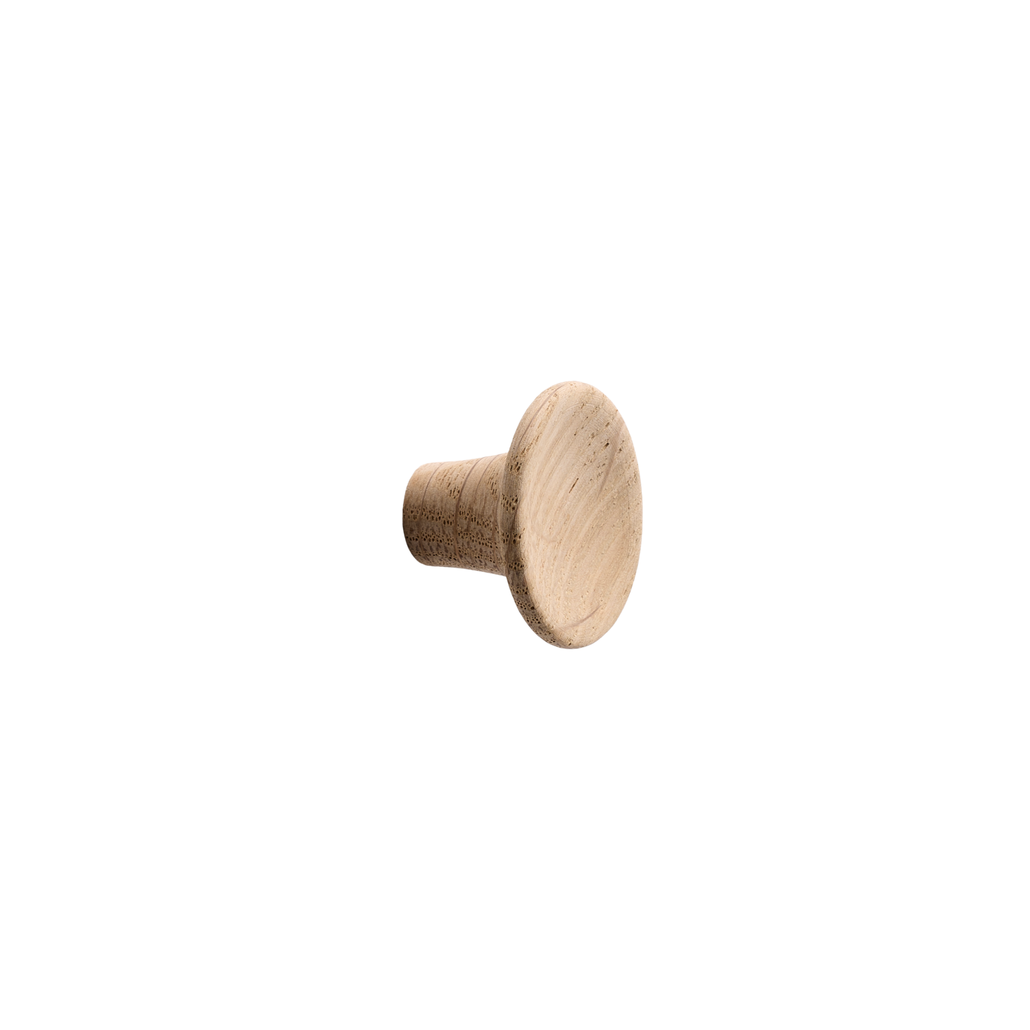 Knop TUBA Ø28 19mm eik ongelakt