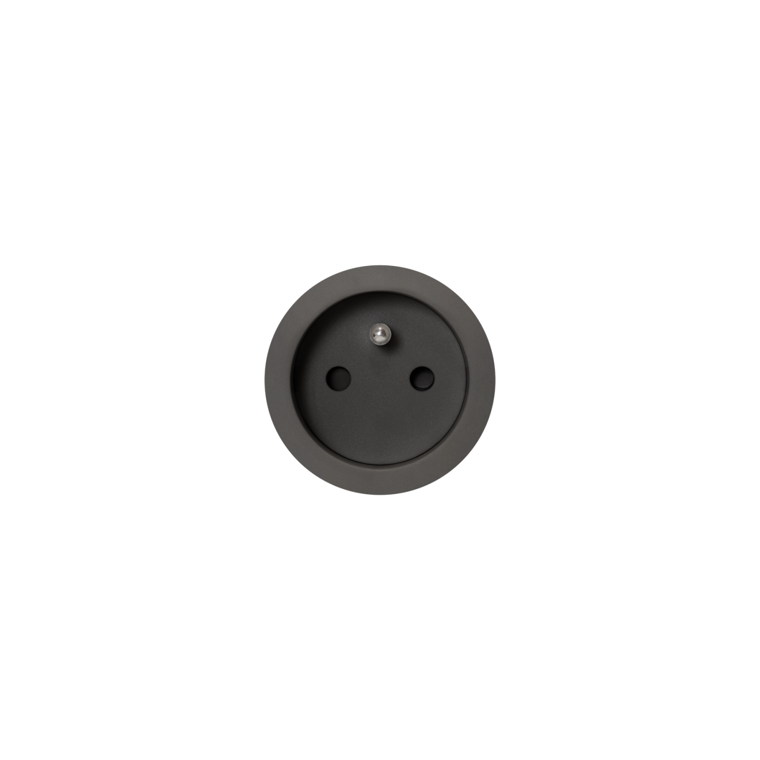 Rond 2.0 - Unifit SE stopcontact b-f zwart
