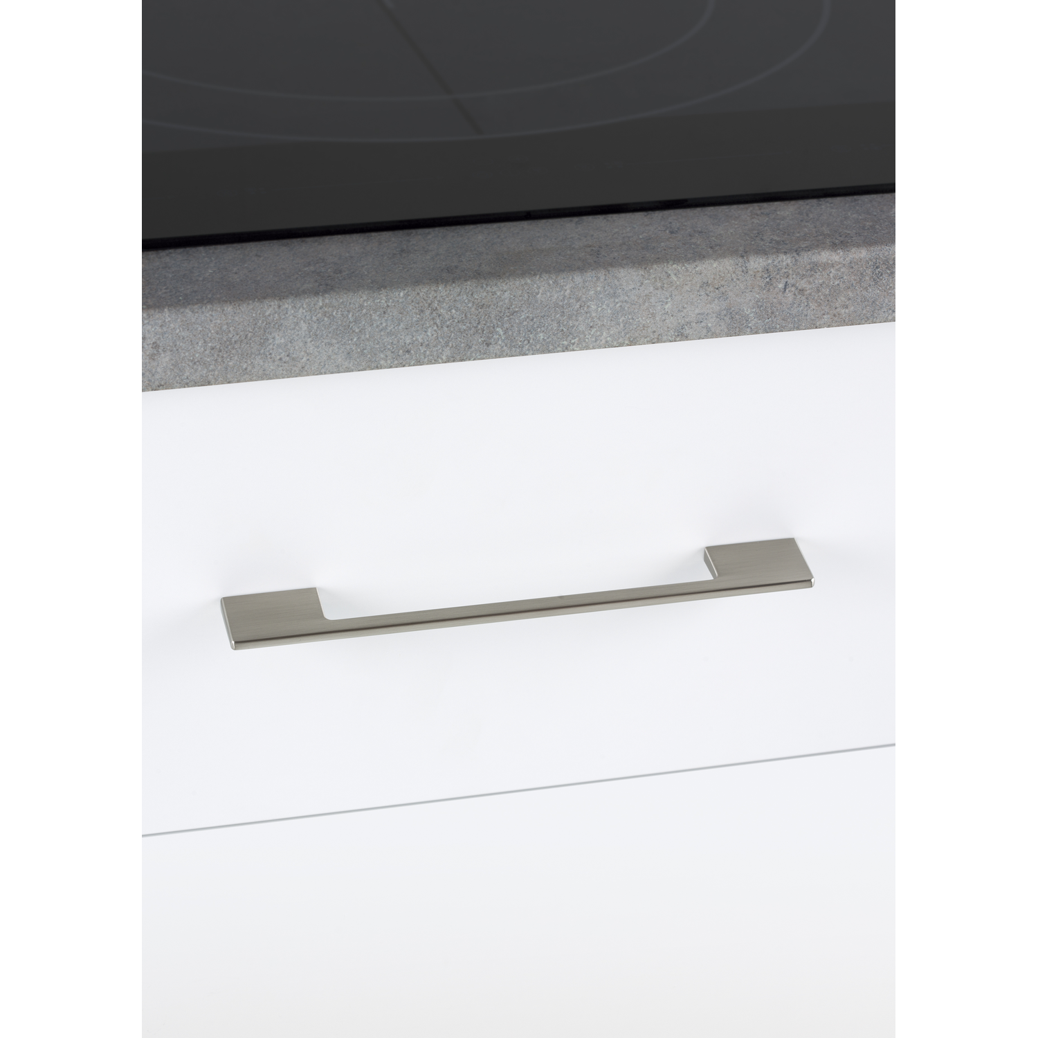Greep DINO BA160-192 L221 zamak mat wit