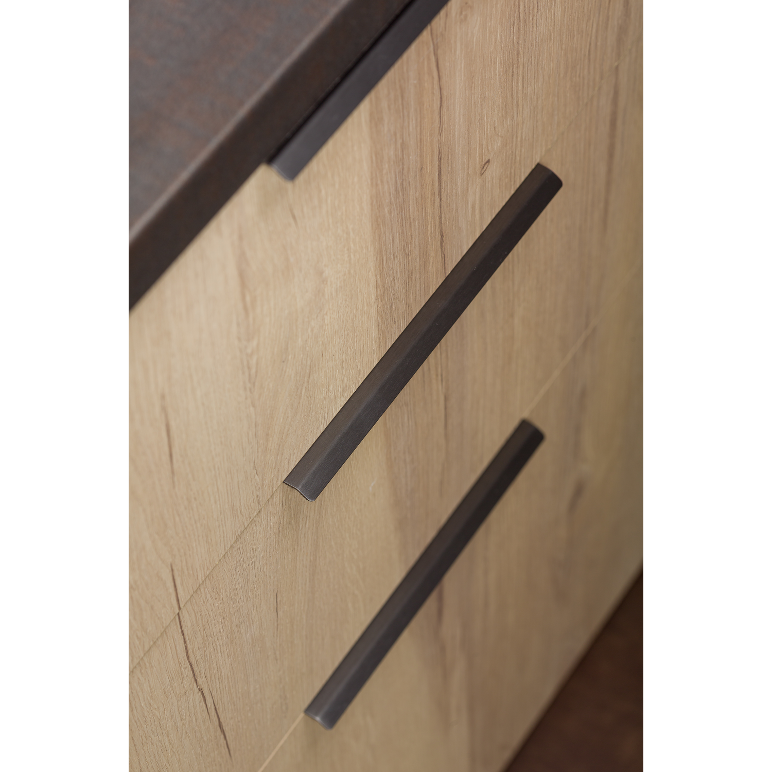 Greep CURVE BA32 L45 aluminium mat zwart