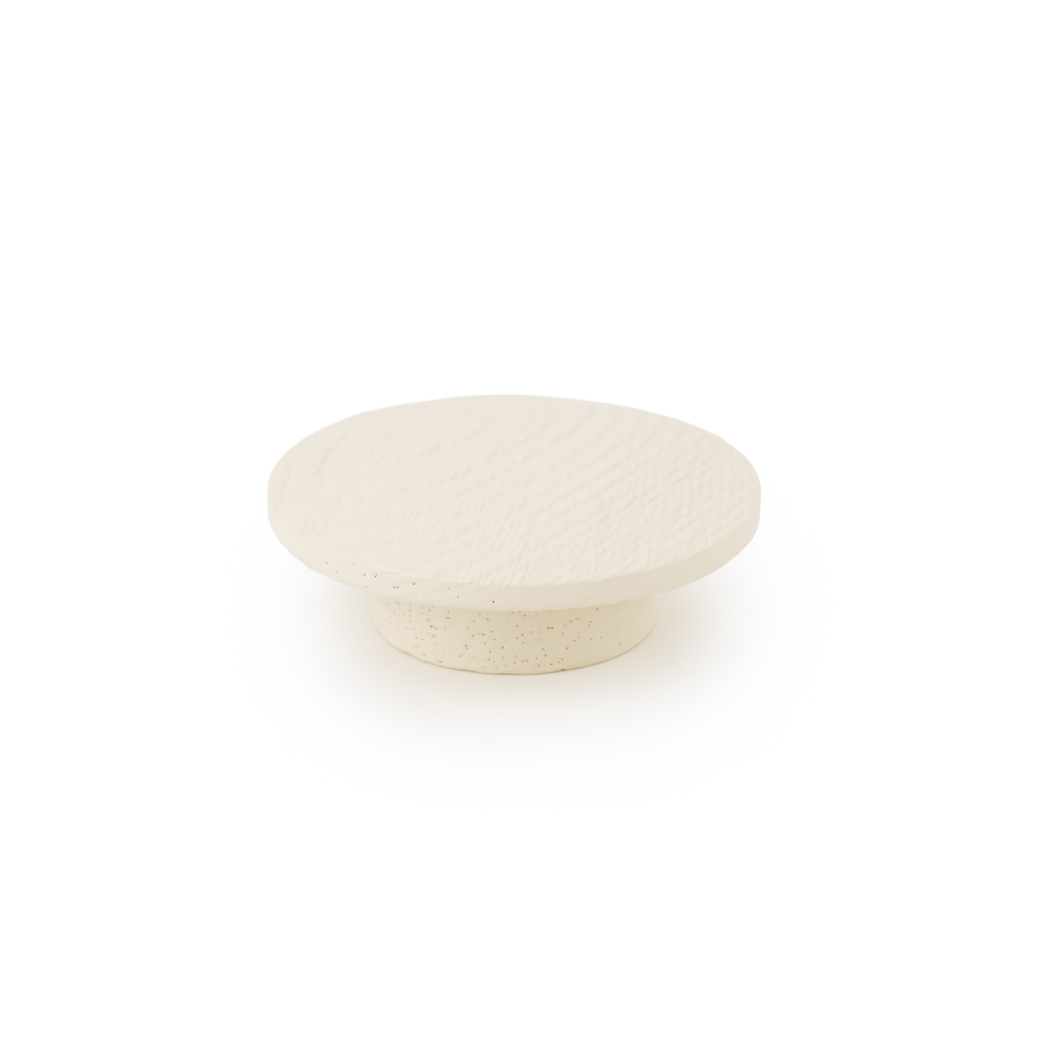 Knop ECHO Ø60 hout wit hout geborsteld