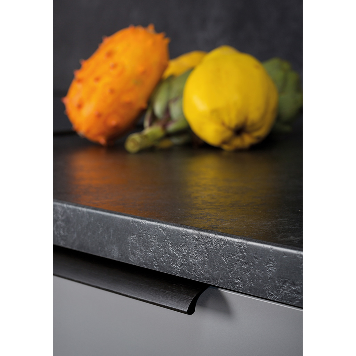 Greep ONA BA32 L50 aluminium geborsteld zwart
