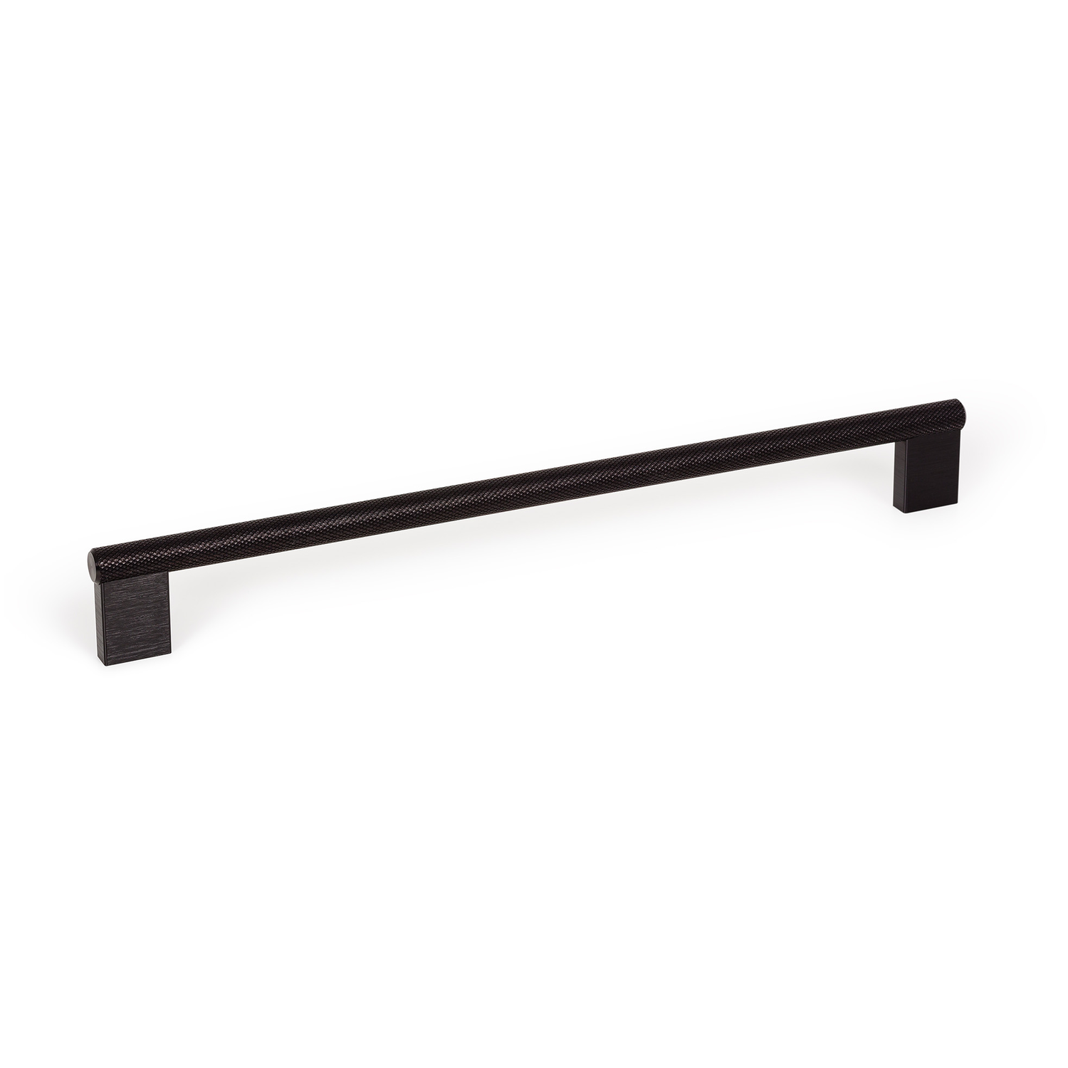Greep GRAF MINI BA256 L278 aluminium geborsteld zwart