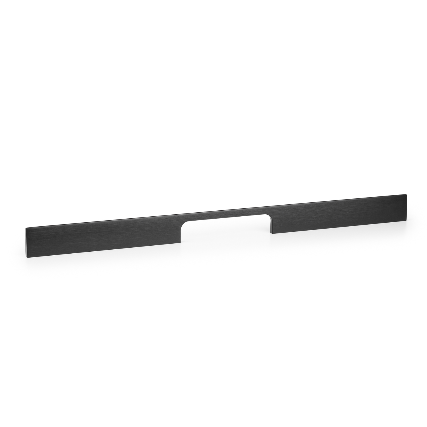 Greep PEAK BA768-160 L800 aluminium geborsteld zwart