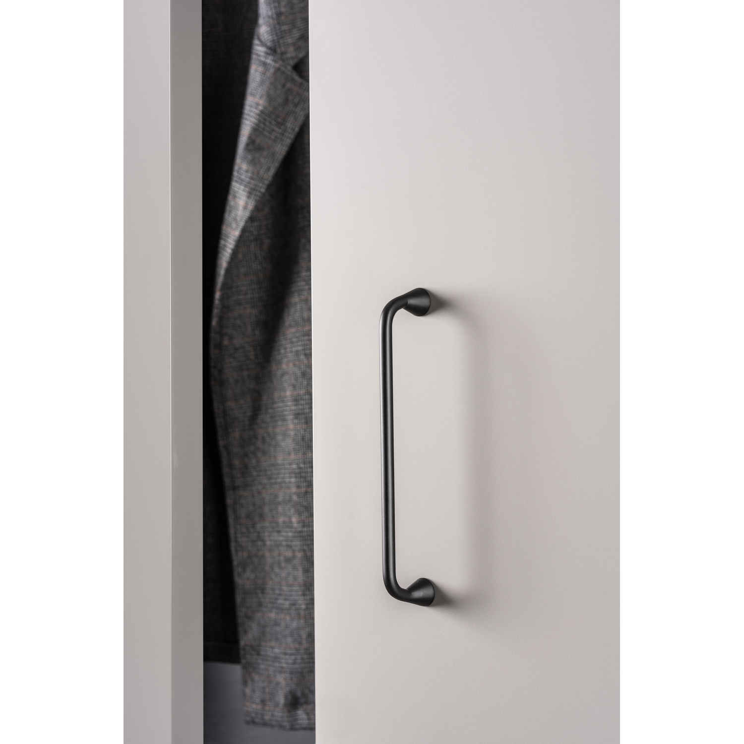 Greep BELLA BA160 L176 zamak mat zwart