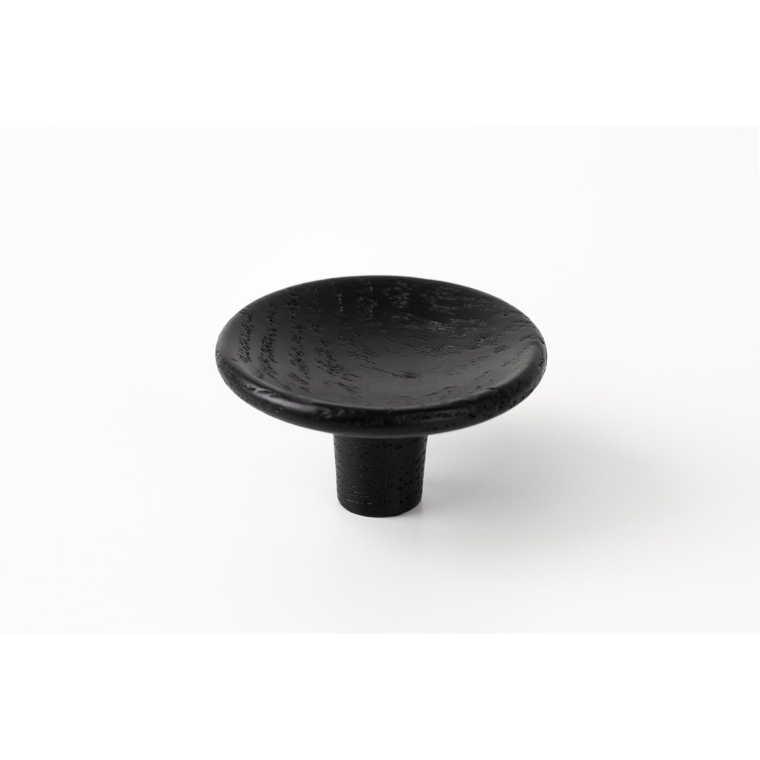 Knop DISC Ø38 hout zwart hout