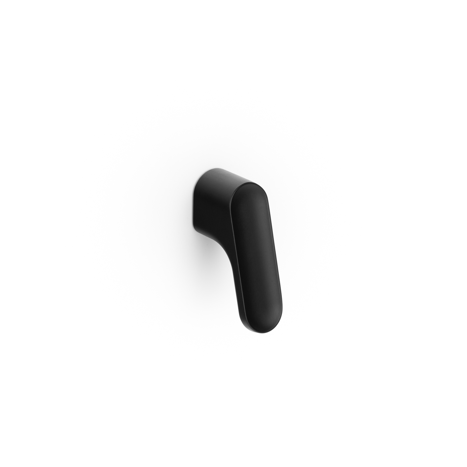 Knop LUV L51.2 zamak mat zwart