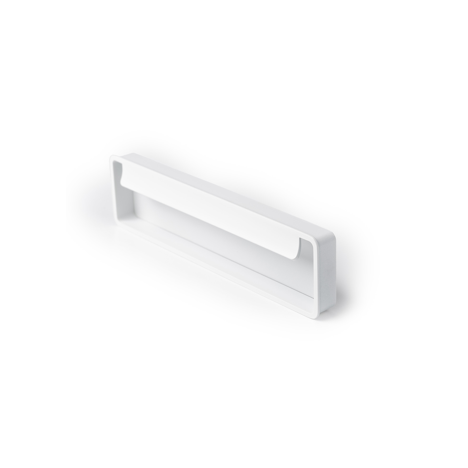 Komgreep FOLD BA128 L174 zamak mat wit