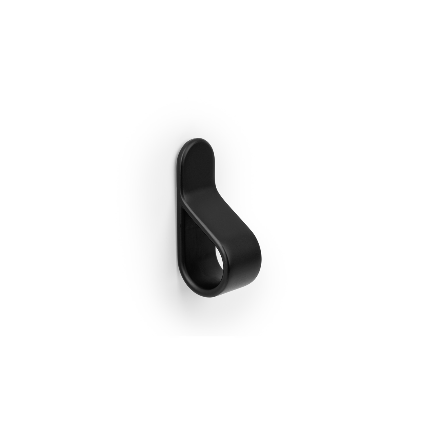 Knop BELT L63.5 zamak mat zwart