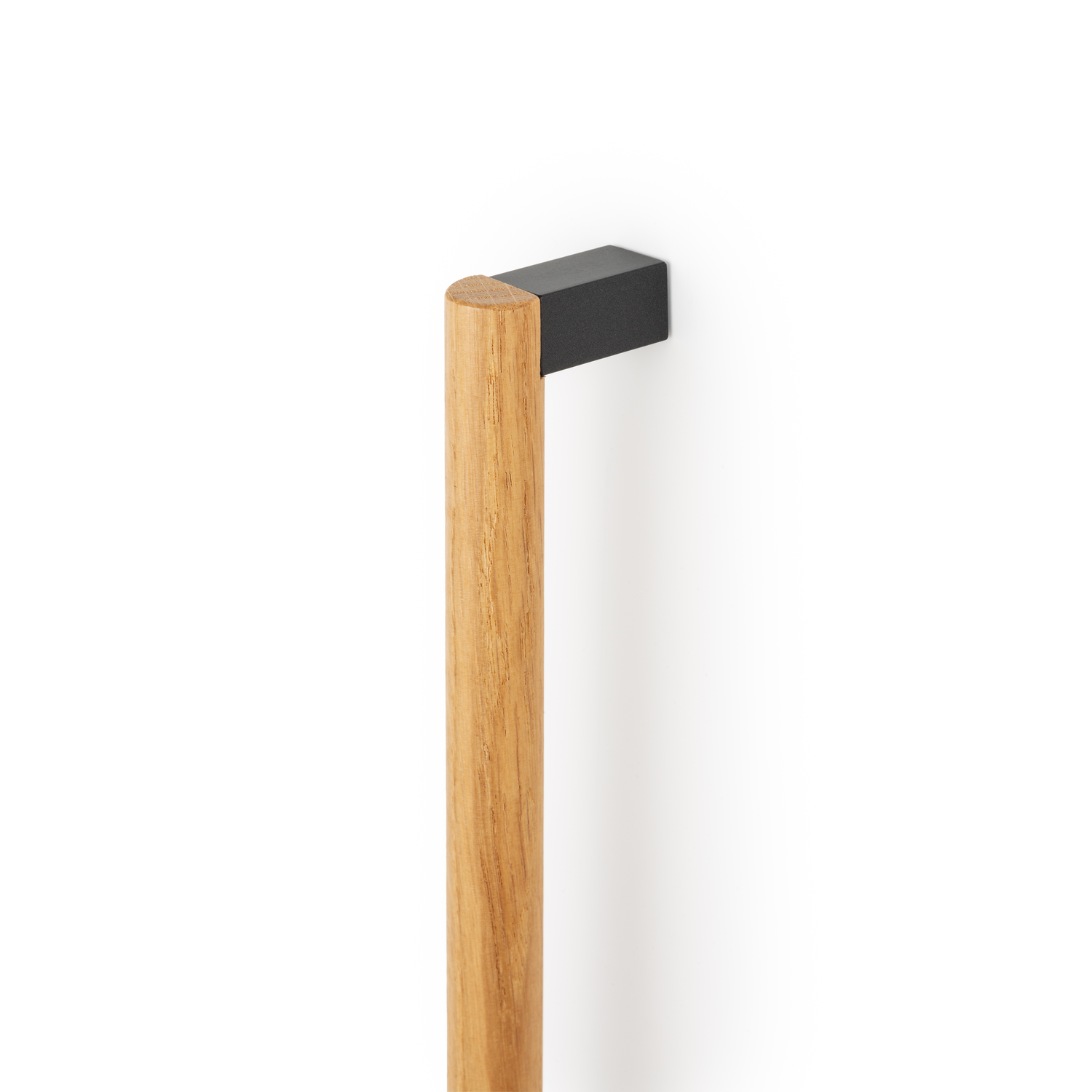 Greep ETO BA992-496 L1006.6 hout / aluminium zwart / eik
