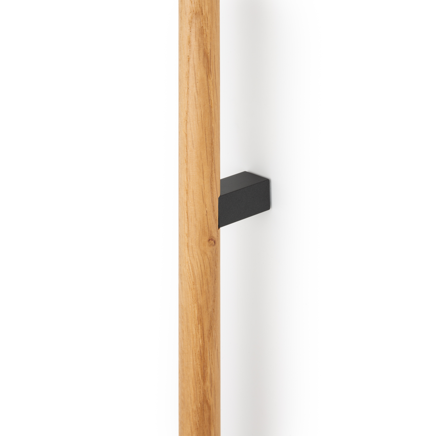 Greep ETO BA992-496 L1006.6 hout / aluminium zwart / eik
