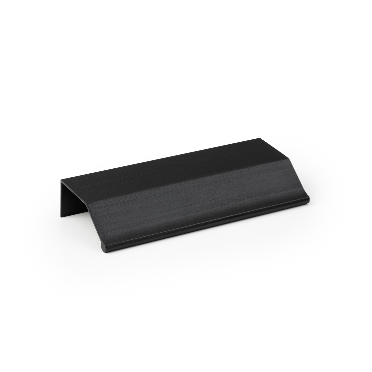 Greep WING BA64 L100 aluminium geborsteld zwart