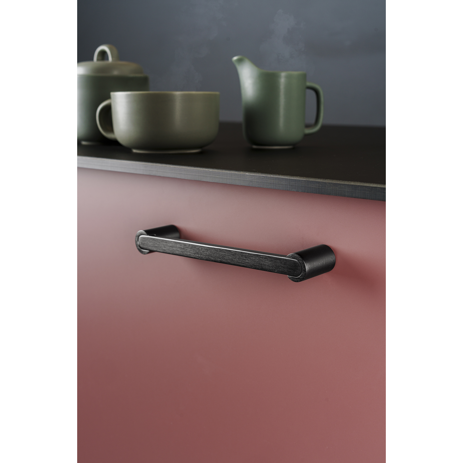 Greep FUSION BA160 L180 zamak mat zwart