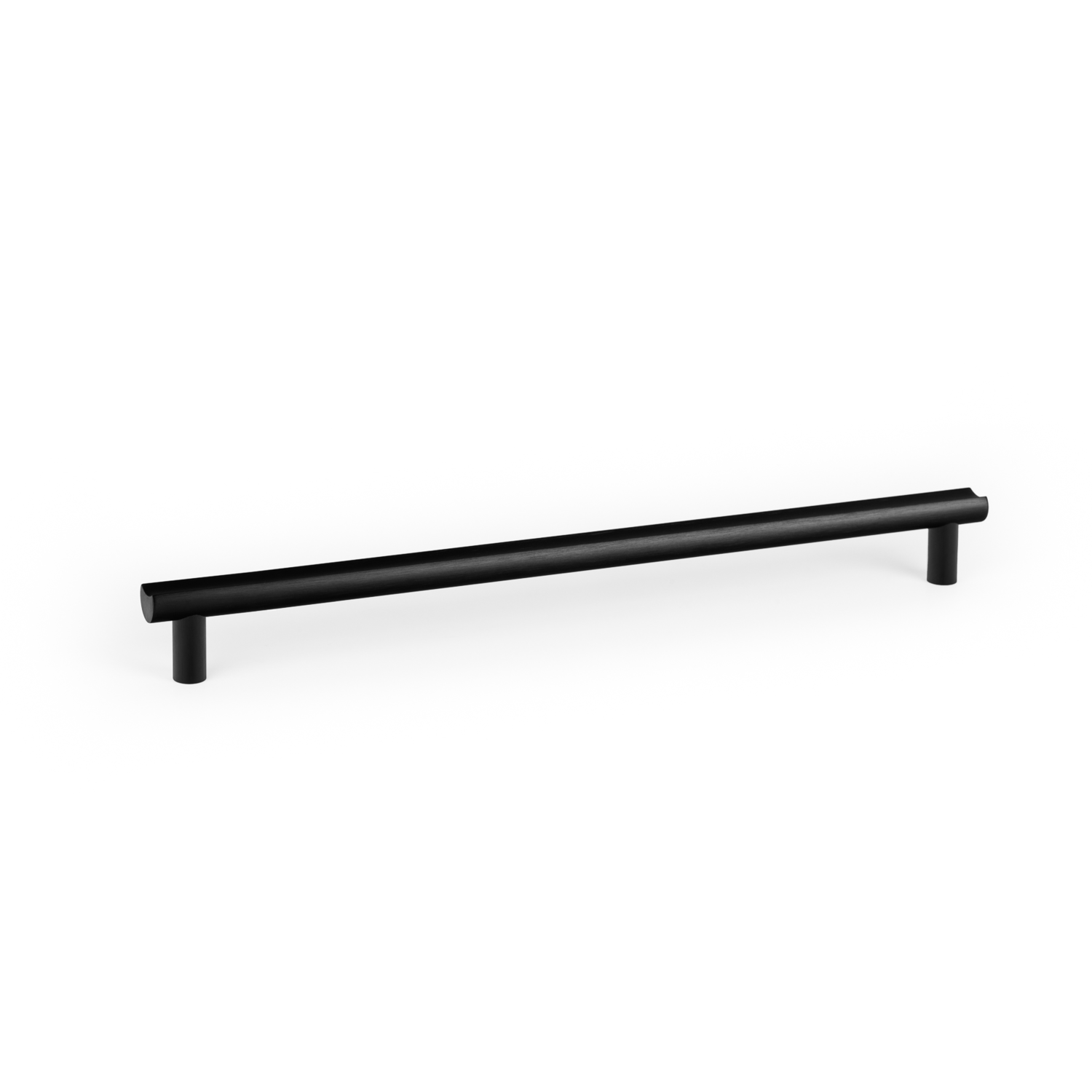Greep MOON BA320 L353 aluminium geborsteld zwart