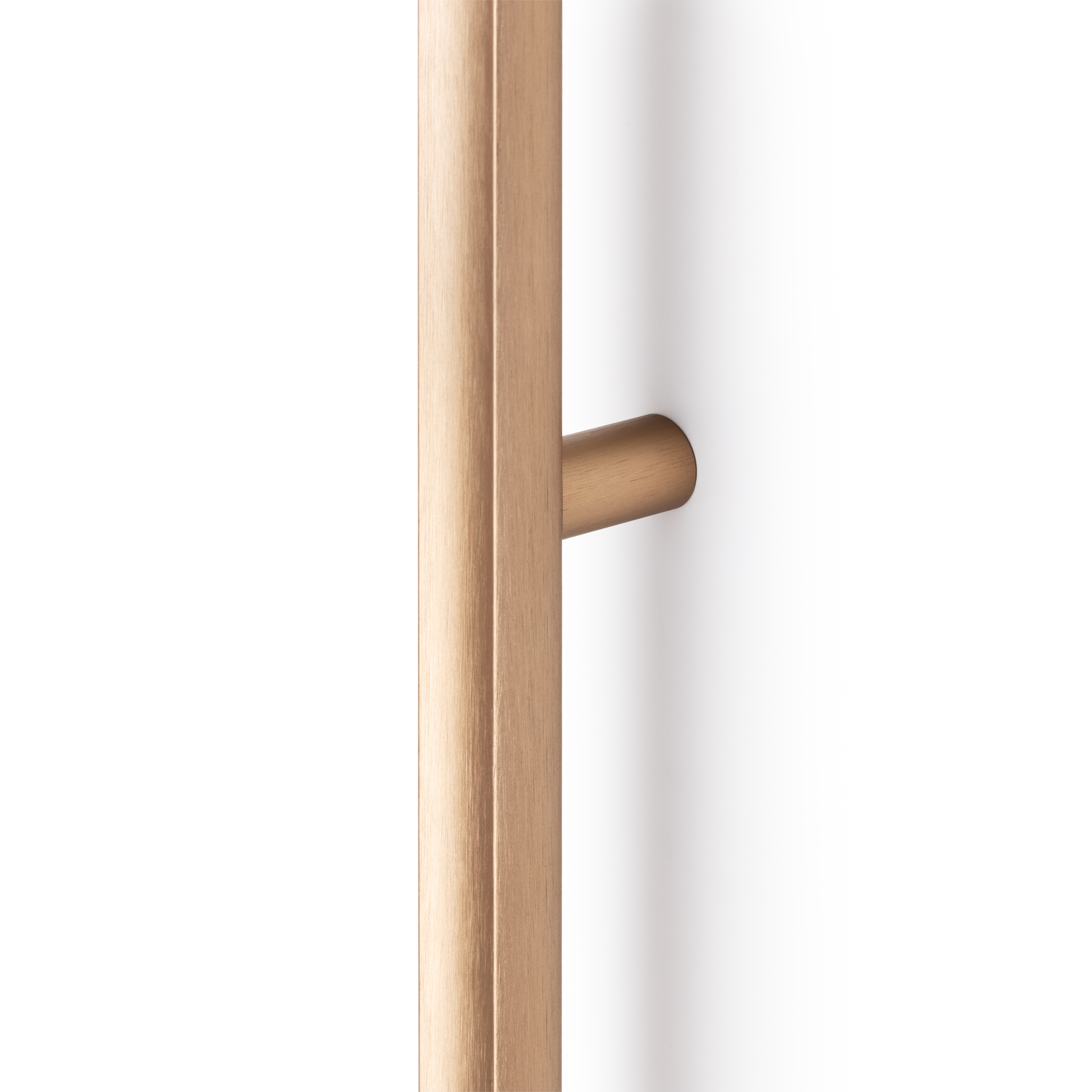 Deurgreep MOON BIG BA528-1056 L1096 aluminium geborsteld messing cava