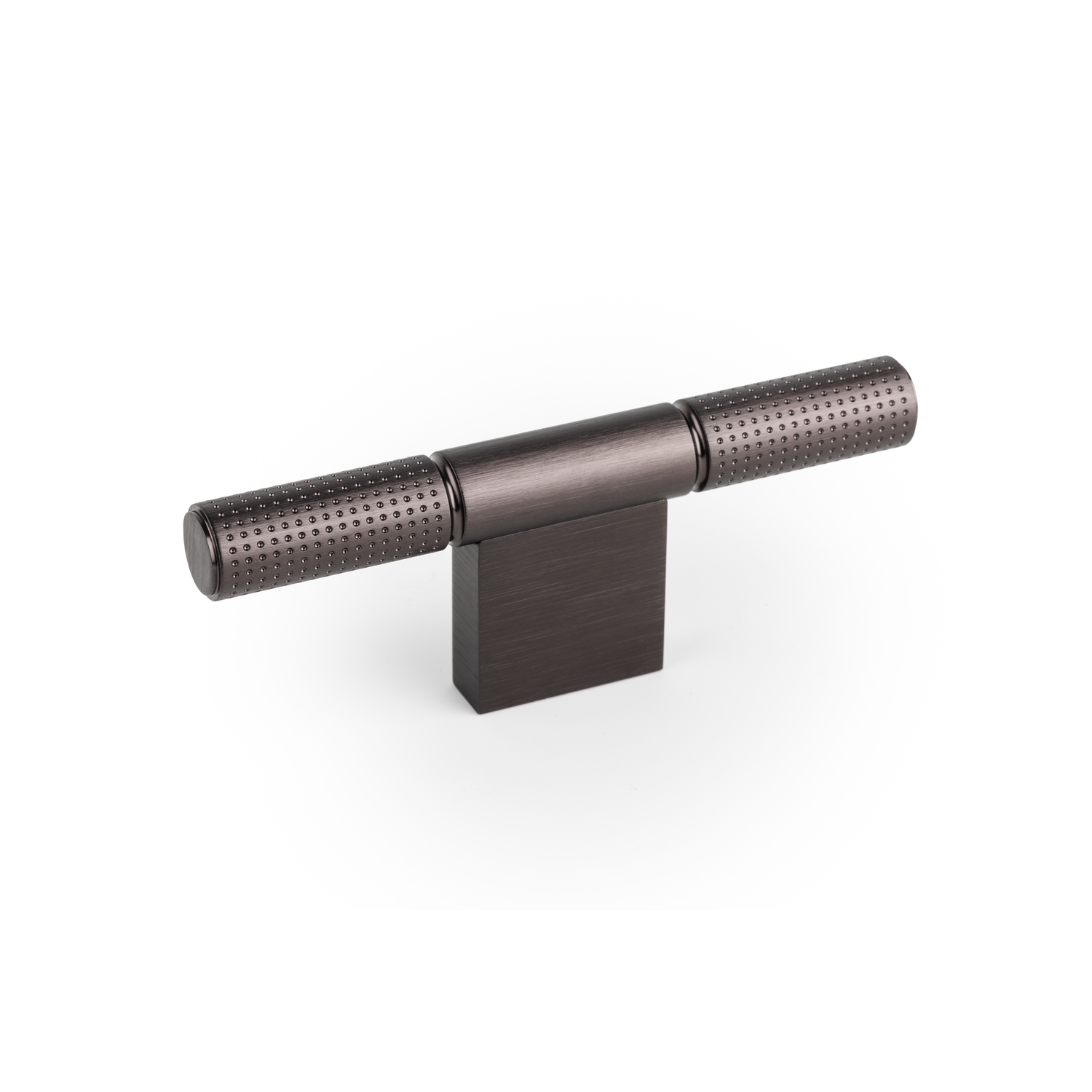 Greep POINT L110 aluminium titanium zwart