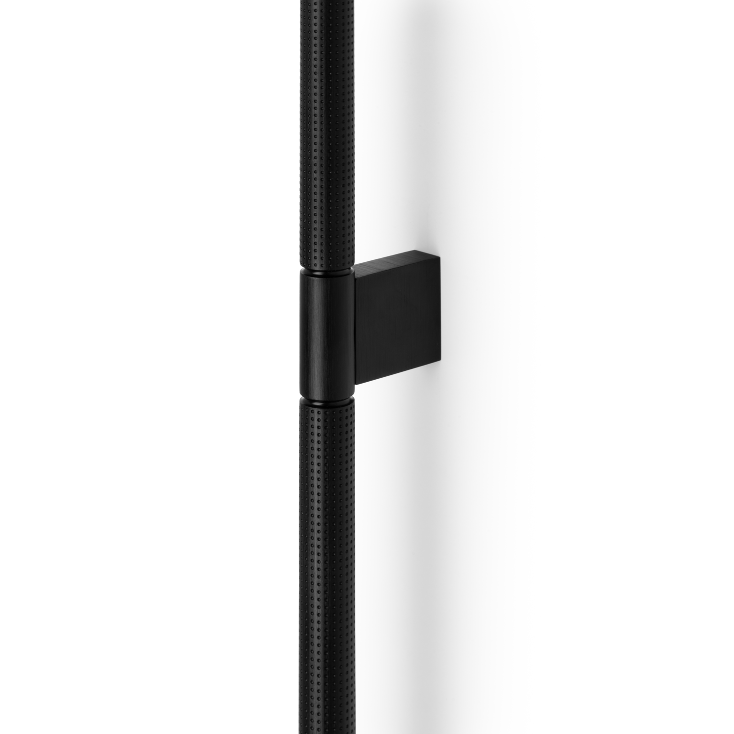 Greep POINT BA960-480 L996 aluminium geborsteld zwart