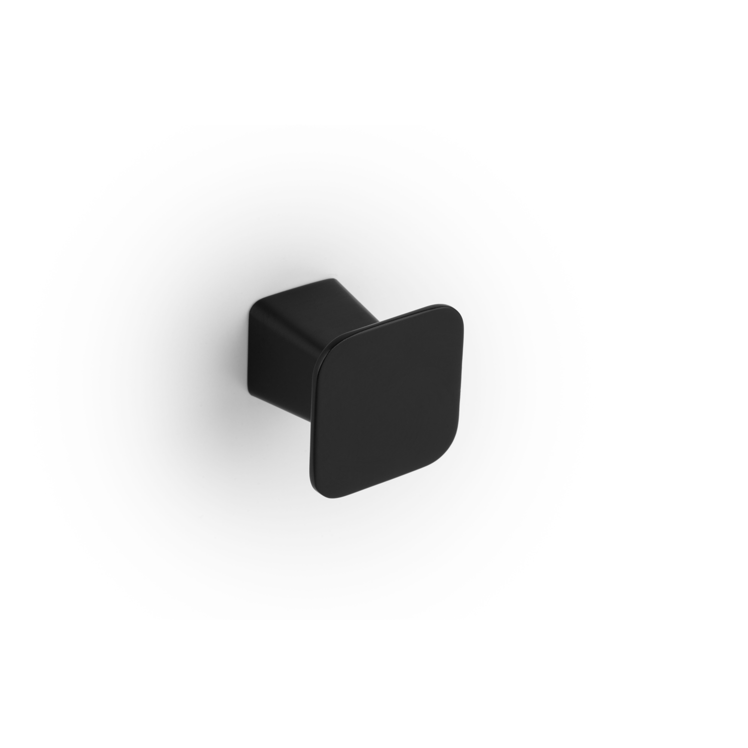 Knop PRISM L32 zamak mat zwart