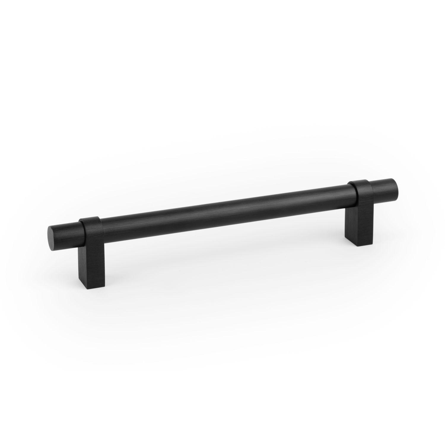 Greep NOBB BA192 L244 aluminium geborsteld zwart