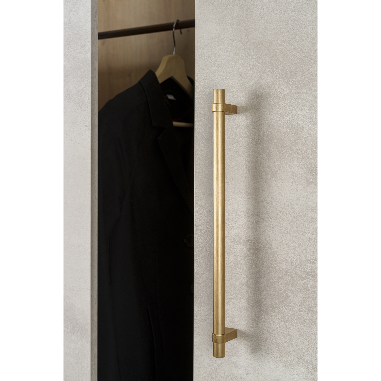 Greep NOBB BA192 L244 aluminium geborsteld messing cava