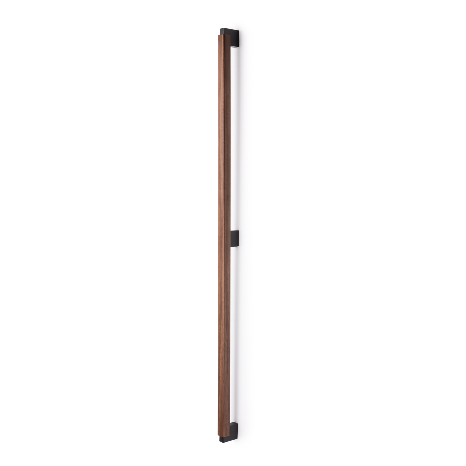 Greep DUO BIG BA480-960 L1016 hout / aluminium zwart / walnoot