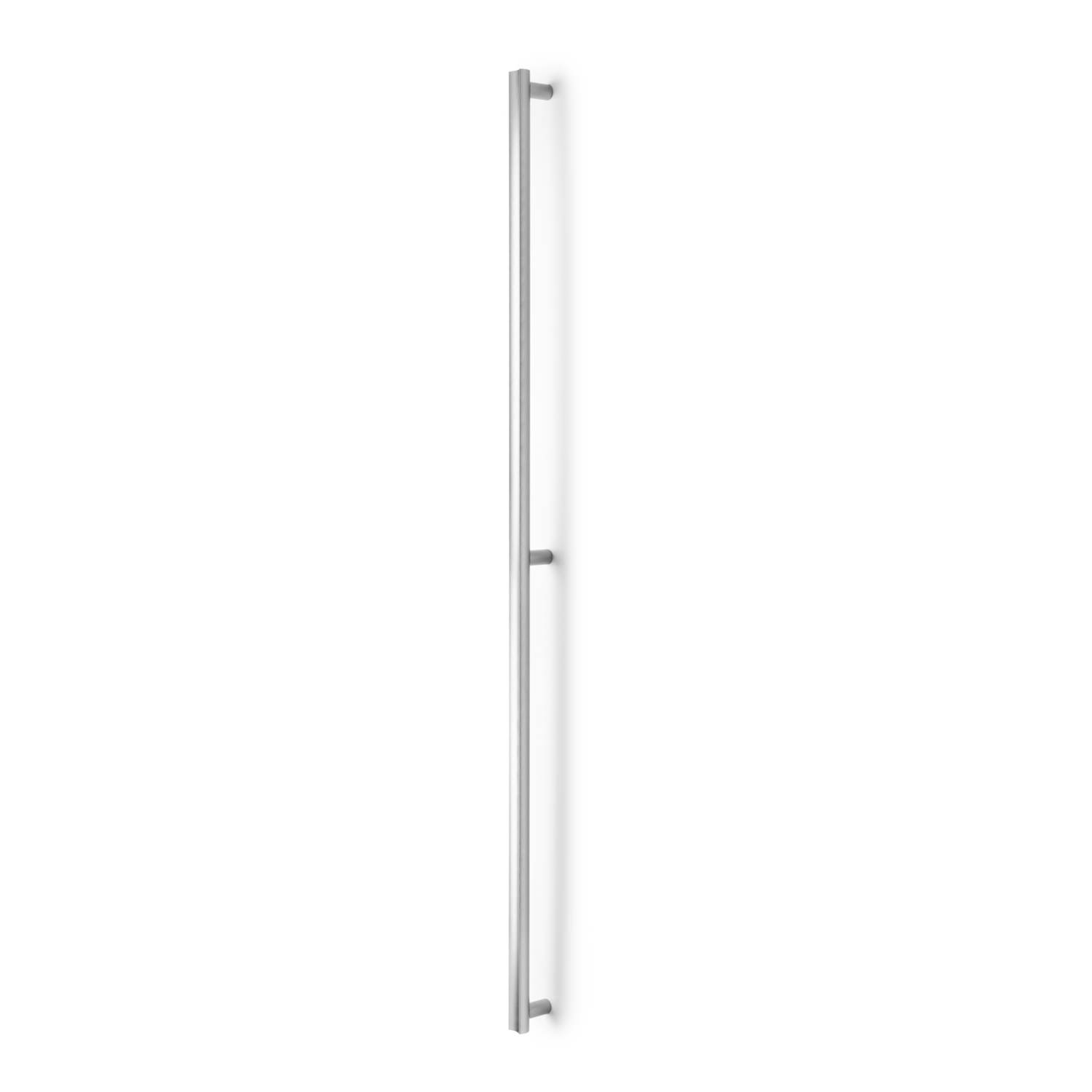Deurgreep dubbel MOON BIG BA528-1056 L1096 aluminium rvs-look