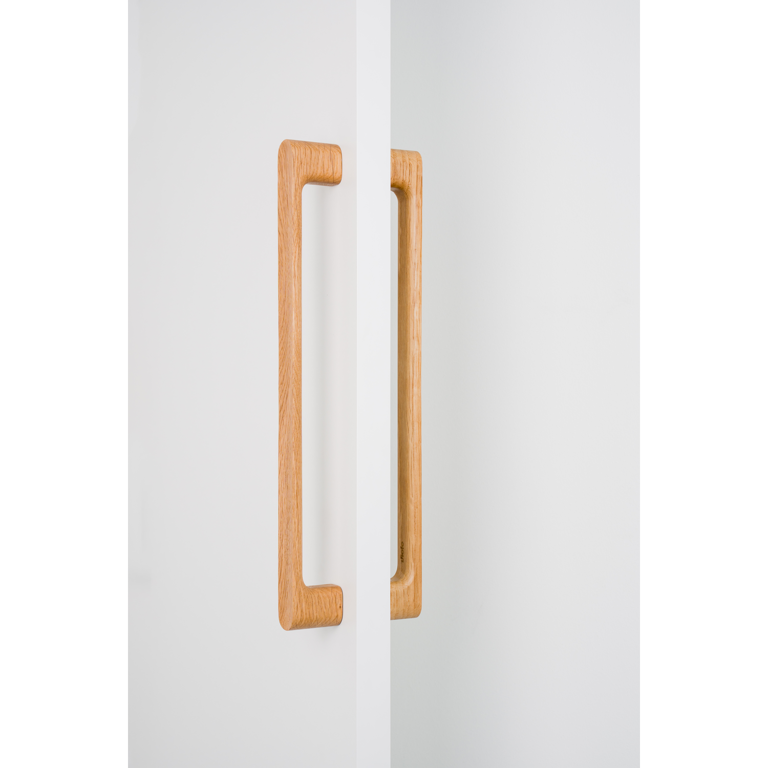 Deurgreep dubbel LUV WOOD BIG BA384 L418.5 hout eik