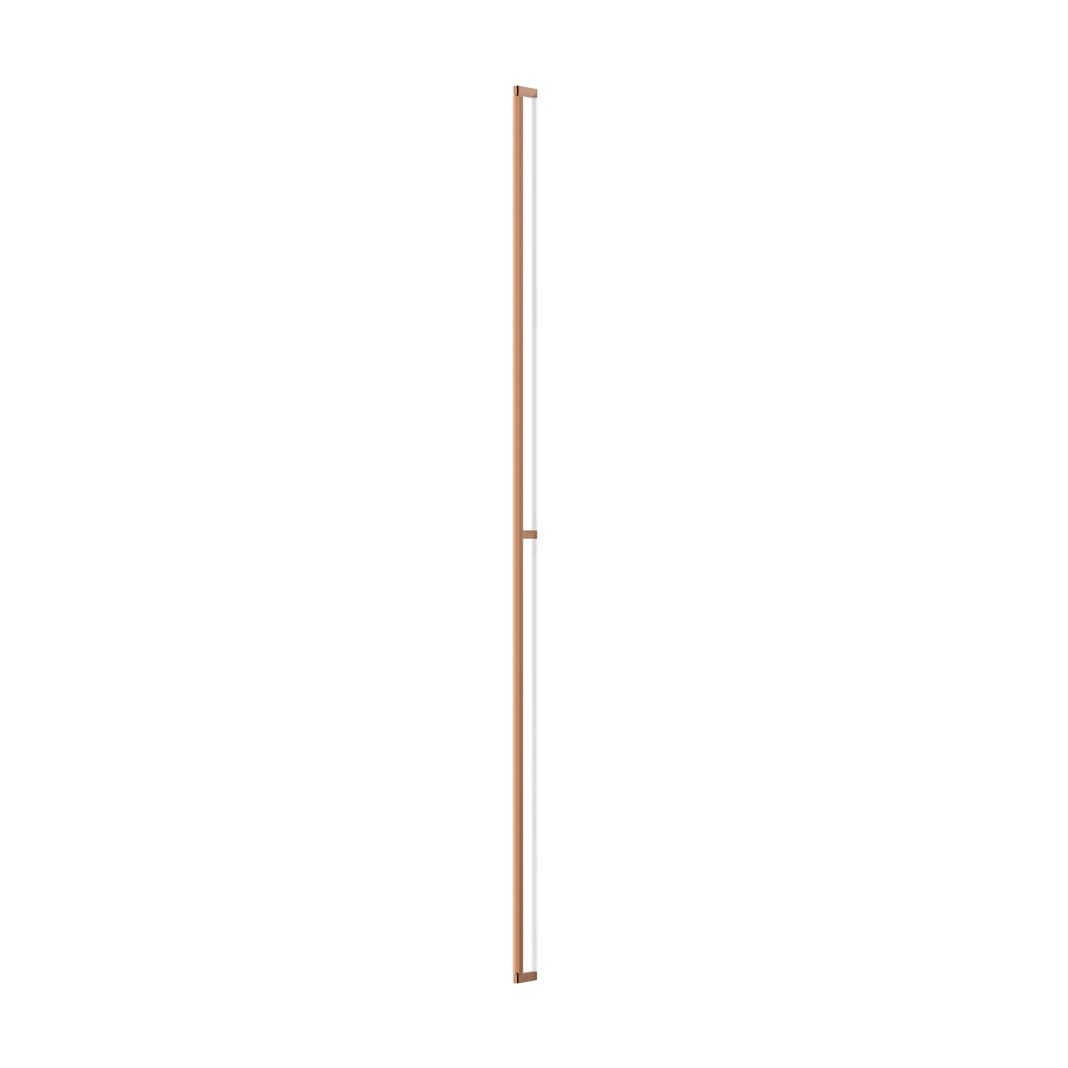 Greep BROOKLYN BA528-1056 L1066 aluminium geborsteld messing cava