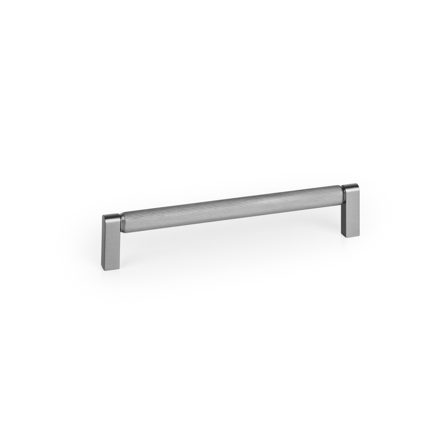 Greep BROOKLYN BA160 L170 aluminium titanium zwart
