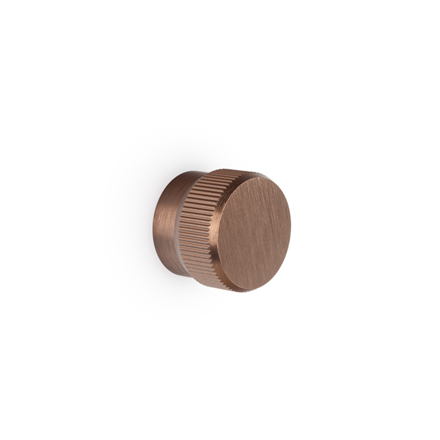 Knop BROOKLYN BIG Ø40 aluminium geborsteld brons