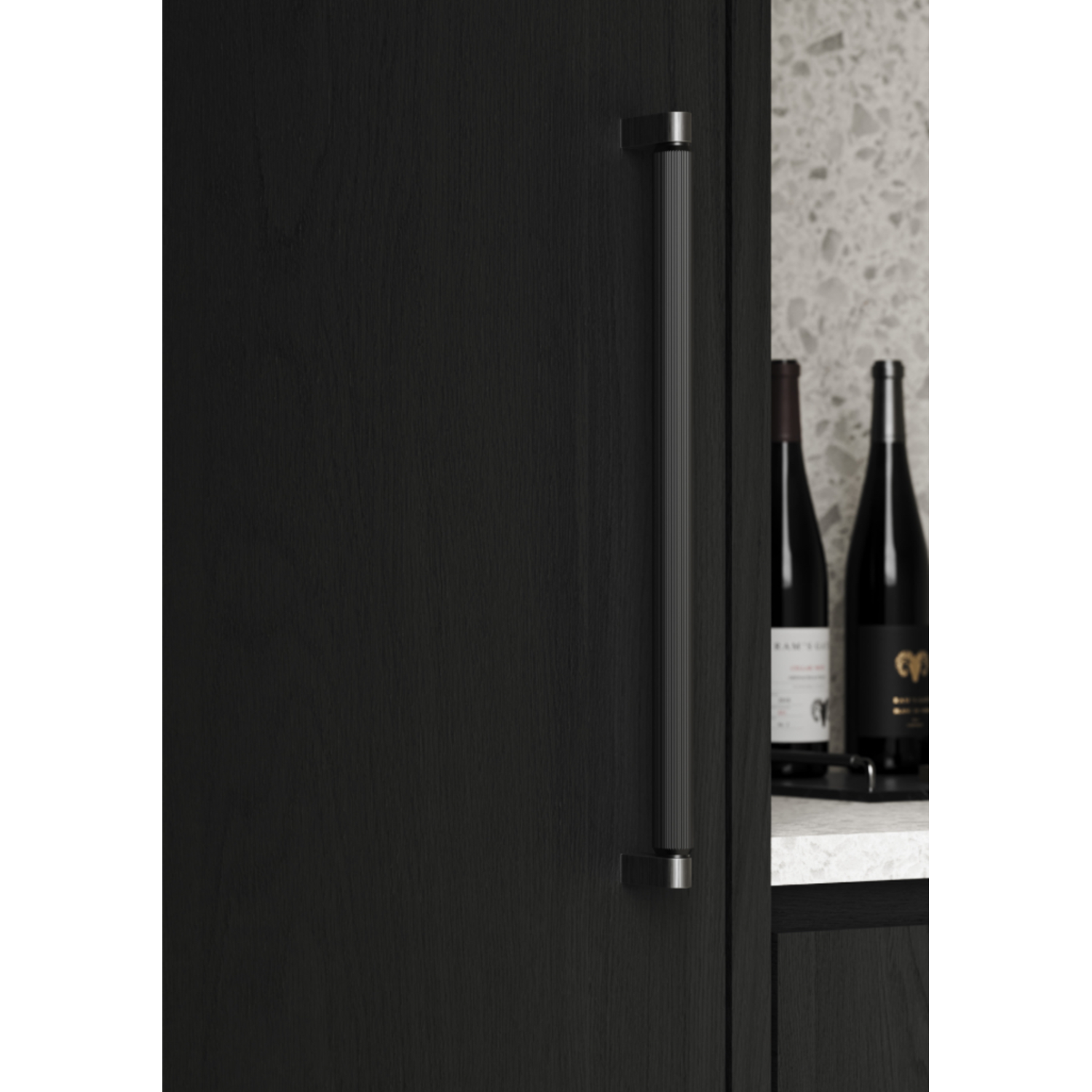 Knop BROOKLYN BIG Ø40 aluminium geborsteld brons
