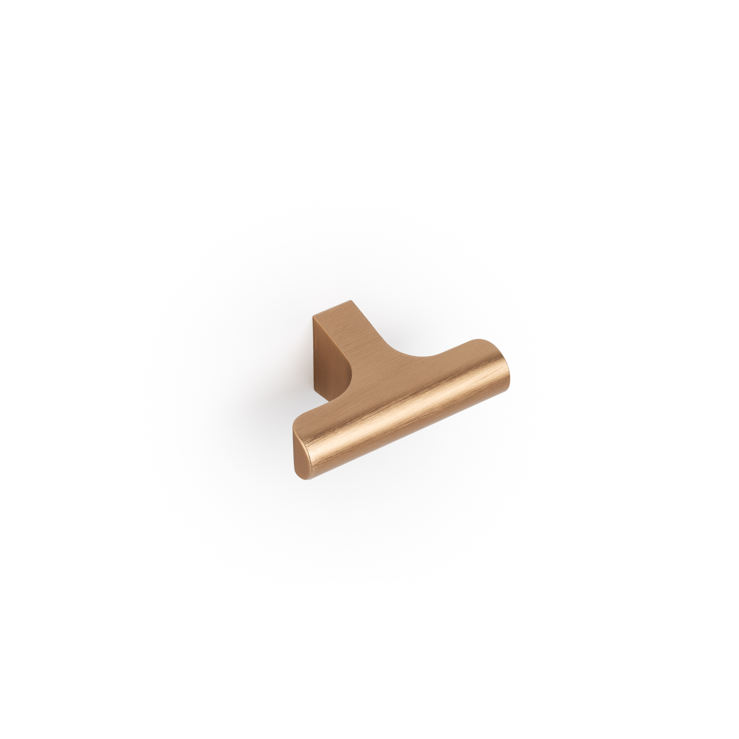 T-knop HINOKI L60 aluminium geborsteld messing cava