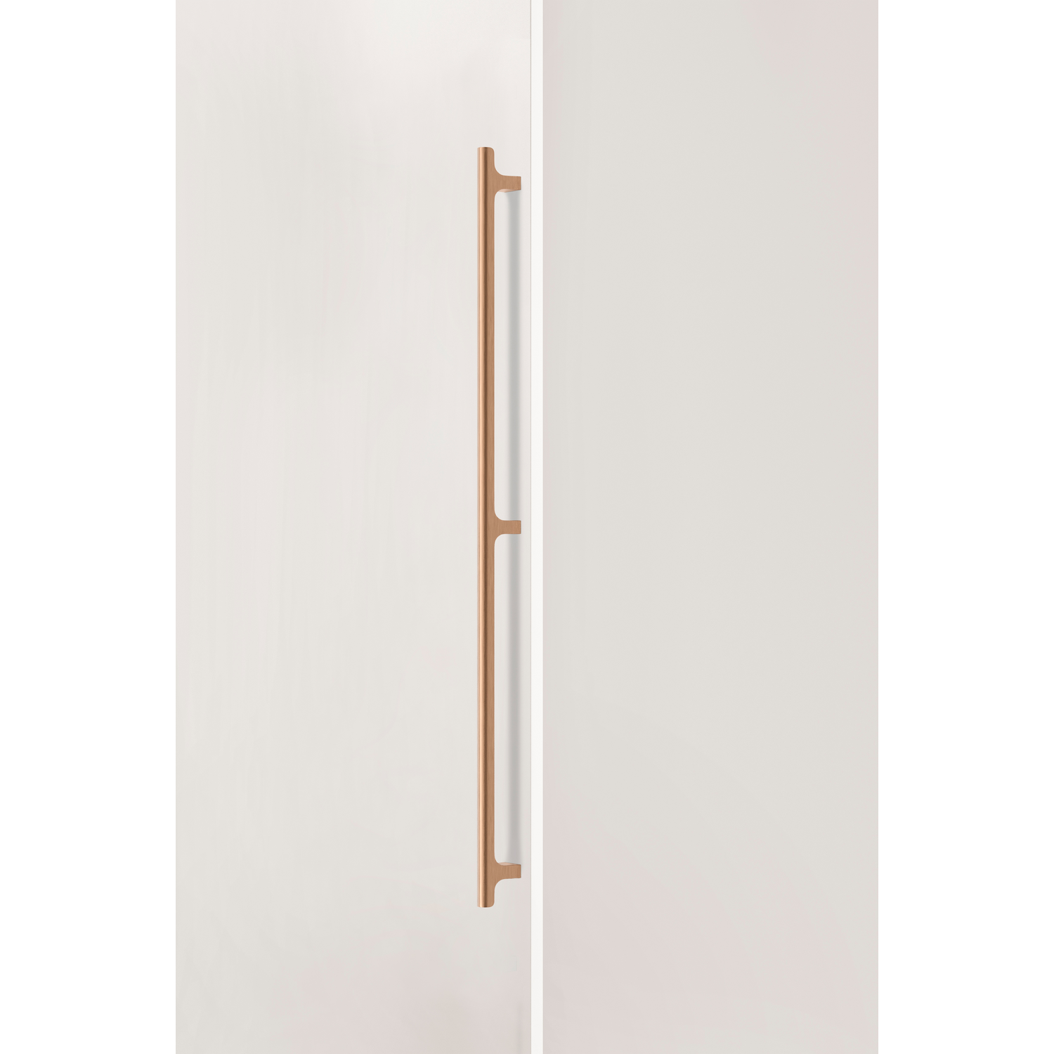 Greep HINOKI BIG BA416-832 L916 aluminium geborsteld messing cava