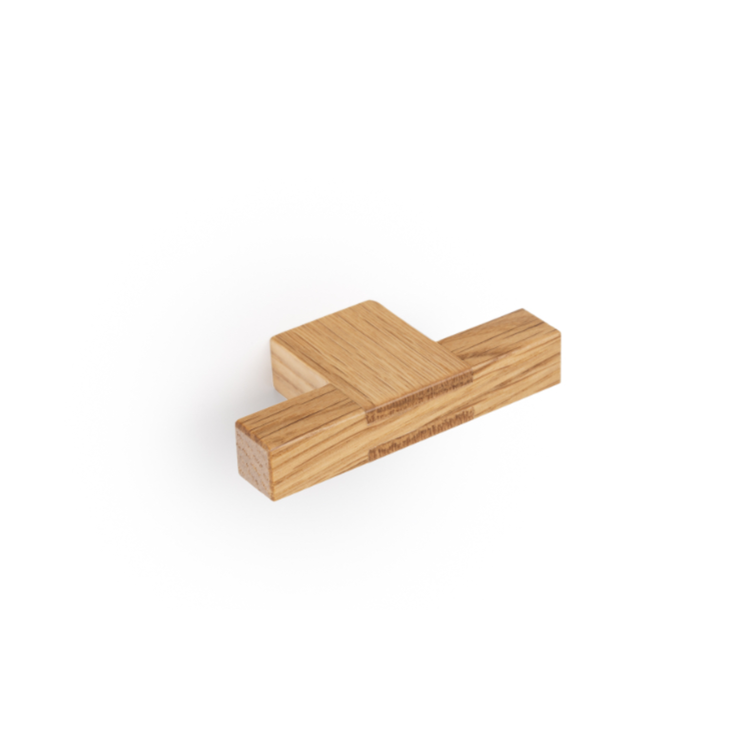 T-knop HAKO L76 hout eik