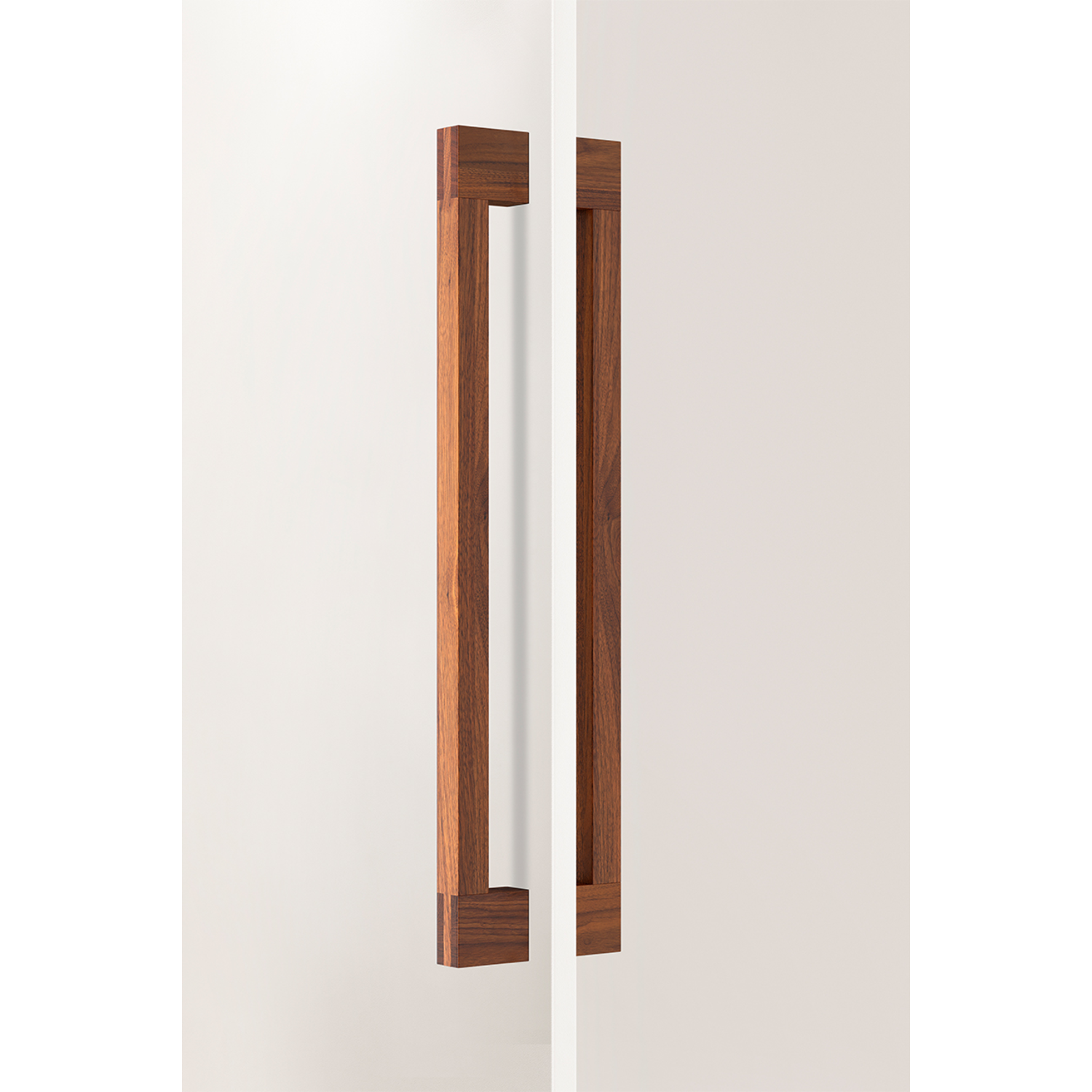 Deurgreep dubbel HAKO BIG BA480 L525 hout walnoot