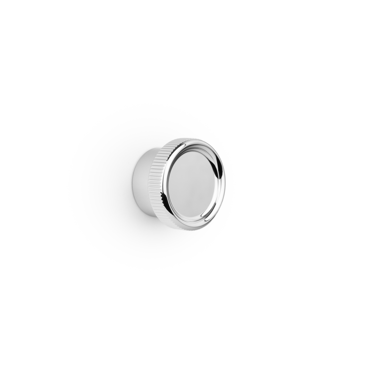 Knop BOTO Ø45 aluminium gepolijst nikkel