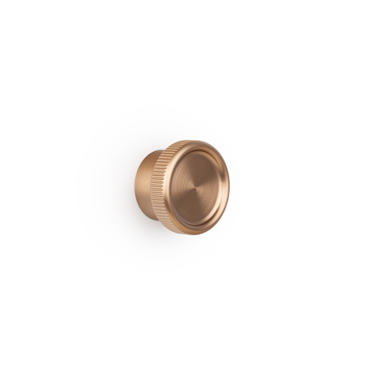 Knop BOTO Ø45 aluminium geborsteld messing cava