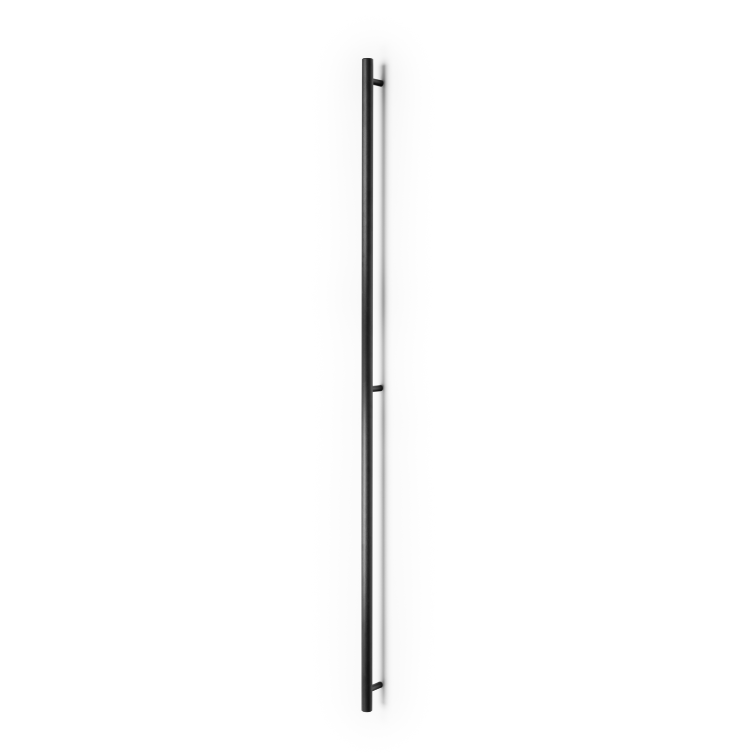 Greep BOTO BA960-480 L1026 aluminium geborsteld zwart