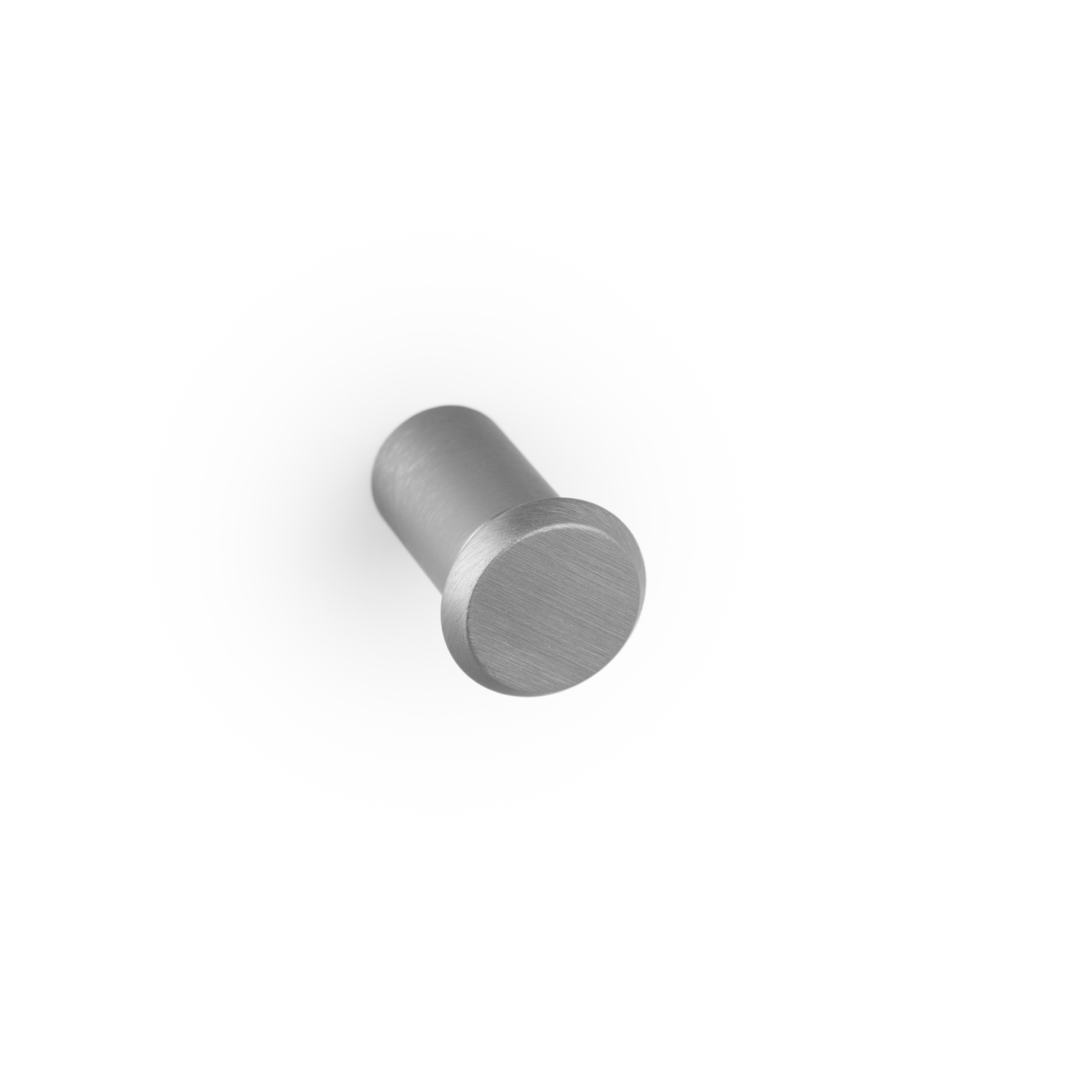 Knop FASE Ø23 aluminium rvs-look